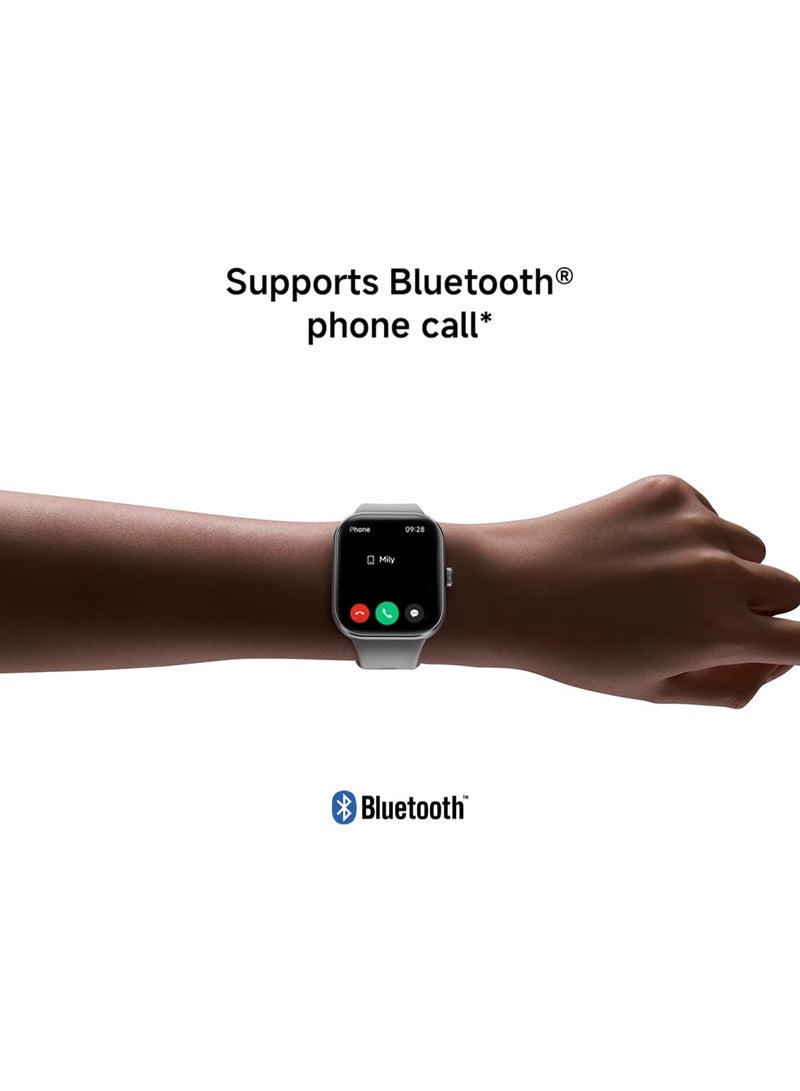 Mii Watch 5 Silver Gray | Ultra large display | Long battery life | Bluetooth calling | Advanced health and workout tracking - Image 2